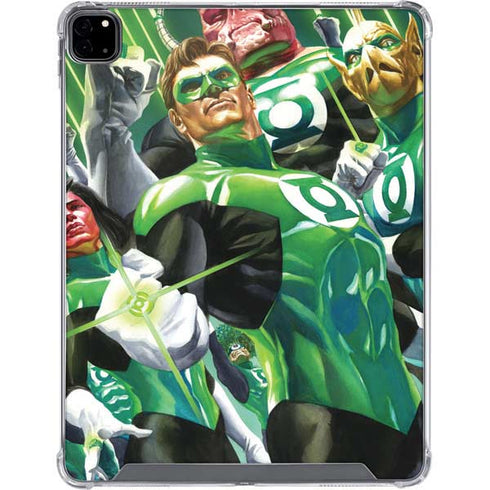 DC Comics Green Lantern Corps Team Art by Alex Ross iPad Pro 12.9in (2020) Clear Case